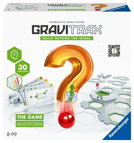 Ravensburger GraviTrax The Game Multiform - Logikspiel für Kugelbahn Fans , Konstruktionsspielzeug für Kinder ab 8 Jahren, Spiele