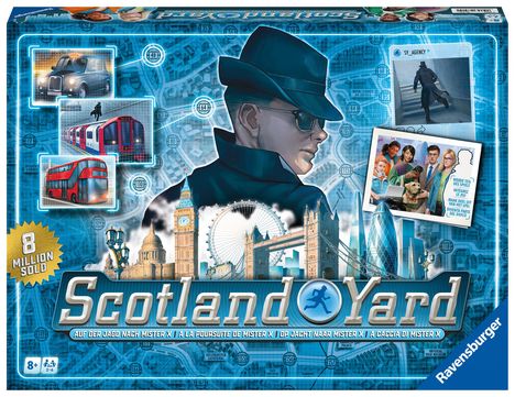 Projektteam III: Ravensburger Gesellschaftsspiel 27515 - Scotland Yard - Familienspiel, Brettspiel für Kinder und Erwachsene, Spiel des Jahres, für 2-6 Spieler, ab 8 Jahre, Spiele