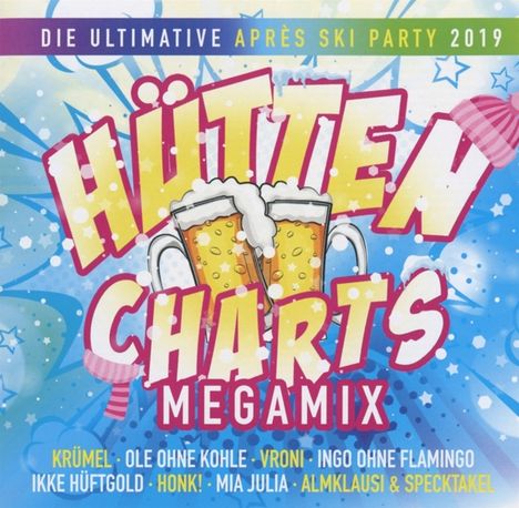 Hütten Charts Megamix - Ultimative Apres Ski Party, 2 CDs