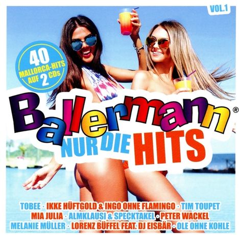 Ballermann: Nur die Hits Vol.1, 2 CDs
