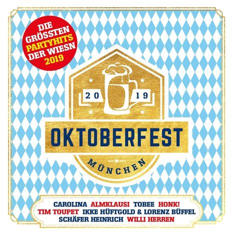 Oktoberfest München: Größte Wiesn Partyhits 2019, 2 CDs