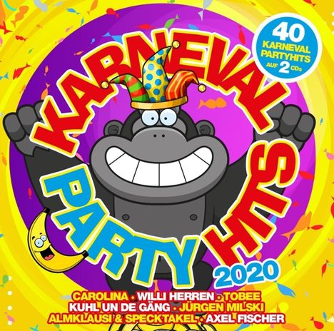 Karneval Party Hits 2020, 2 CDs