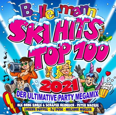 Ballermann Ski Hits Top 100 2021, 2 CDs