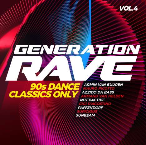Generation Rave Vol.4: 90s Dance Classics Only, 2 CDs