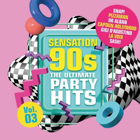 Sensation 90s Vol. 3 - The Ultimate Party Hits, 2 CDs