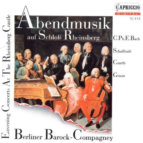 Abendmusik auf Schloß Rheinsberg, CD