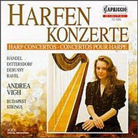 Andrea Vigh spielt Harfenkonzerte, CD