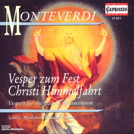 Claudio Monteverdi (1567-1643): Vesper zum Fest Christi Himmelfahrt, CD