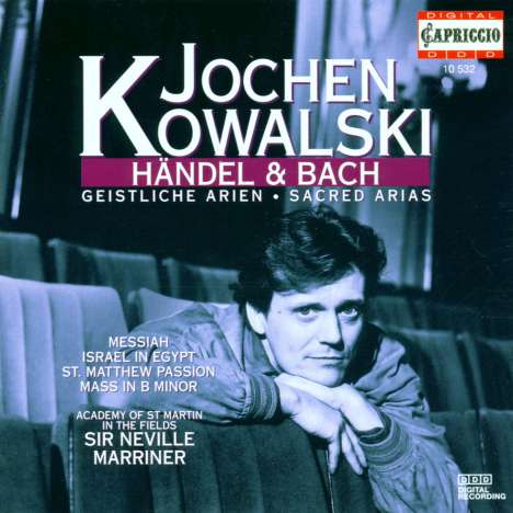 Jochen Kowalski singt Arien v. Händel &amp; Bach, CD