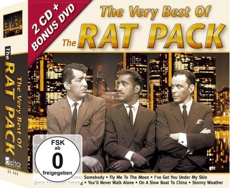 Rat Pack (Frank Sinatra, Dean Martin &amp; Sammy Davis Jr.): The Very Best Of The Rat Pack (Box), 2 CDs und 1 DVD