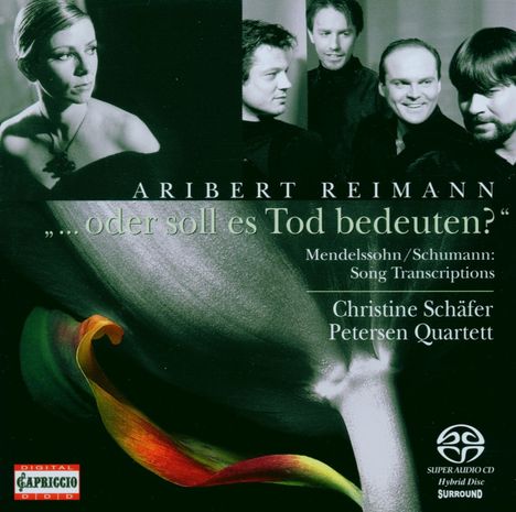 Aribert Reimann (1936-2024): Lied-Transkriptionen -"...oder soll es Tod bedeuten?", Super Audio CD