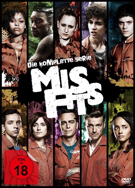 Misfits (Komplette Serie) (Blu-ray), 10 Blu-ray Discs