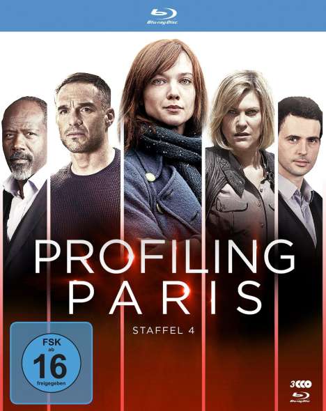 Profiling Paris Staffel 4 (Blu-ray), 1 Blu-ray Disc und 3 DVDs