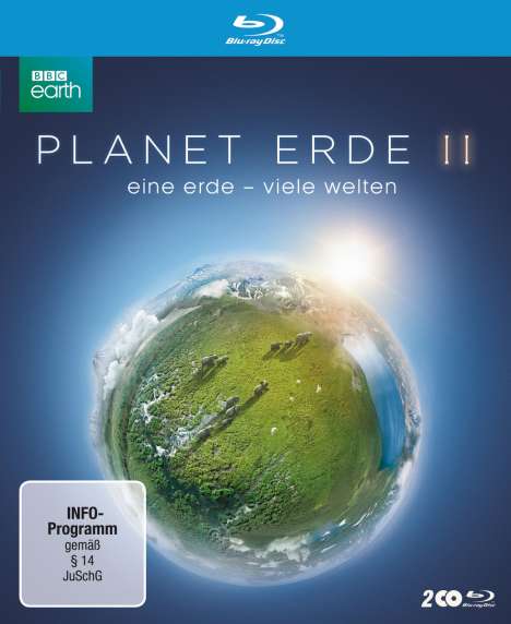 Planet Erde 2: Eine Erde - Viele Welten (Blu-ray), 2 Blu-ray Discs
