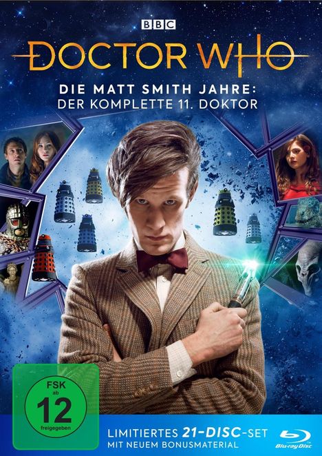 Doctor Who - Die Matt Smith Jahre: Der komplette 11. Doktor (Blu-ray), 21 Blu-ray Discs