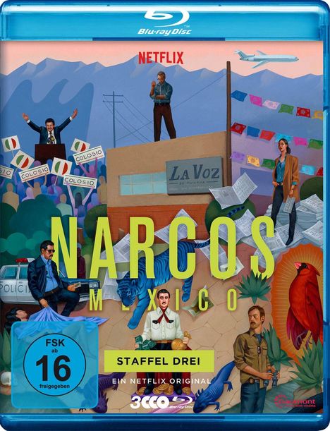 Narcos: Mexico Staffel 3 (Blu-ray), 3 Blu-ray Discs