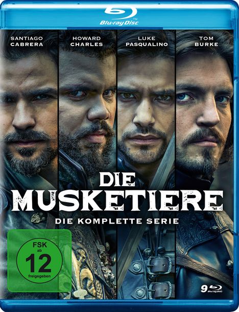 Die Musketiere (Komplette Serie) (Blu-ray), 9 Blu-ray Discs