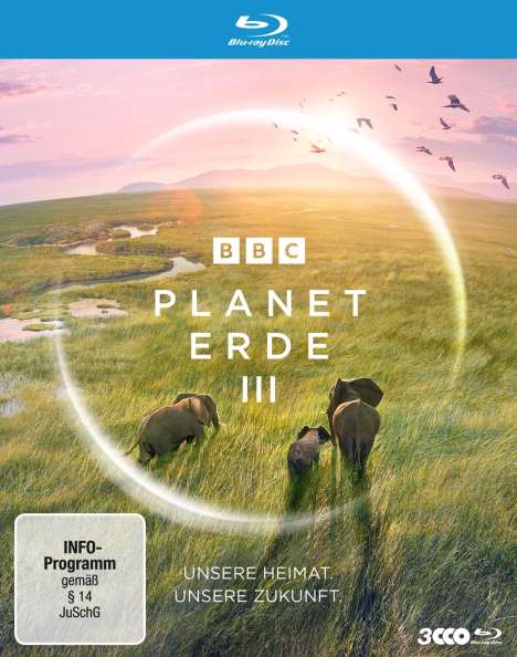 Planet Erde 3: Unsere Heimat. Unsere Zukunft. (Blu-ray), 3 Blu-ray Discs