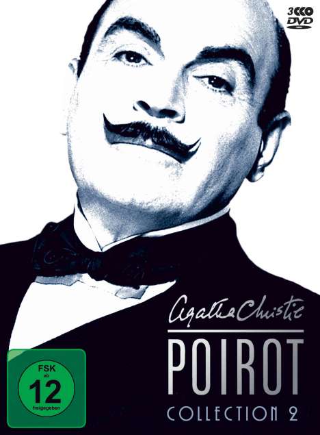 Agatha Christie's Hercule Poirot: Die Collection Vol.2, 3 DVDs