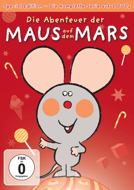 Die Abenteuer der Maus auf dem Mars (Special Edition), 2 DVDs