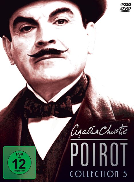 Agatha Christie's Hercule Poirot: Die Collection Vol. 5, 4 DVDs