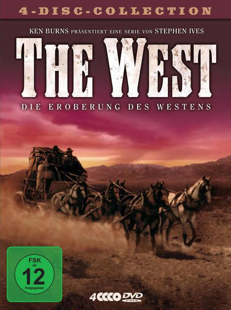 The West - Die Eroberung des Westens, 4 DVDs