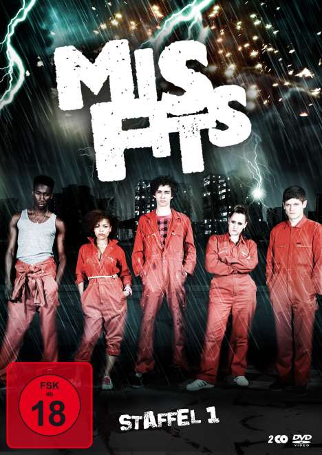 Misfits Staffel 1, 2 DVDs