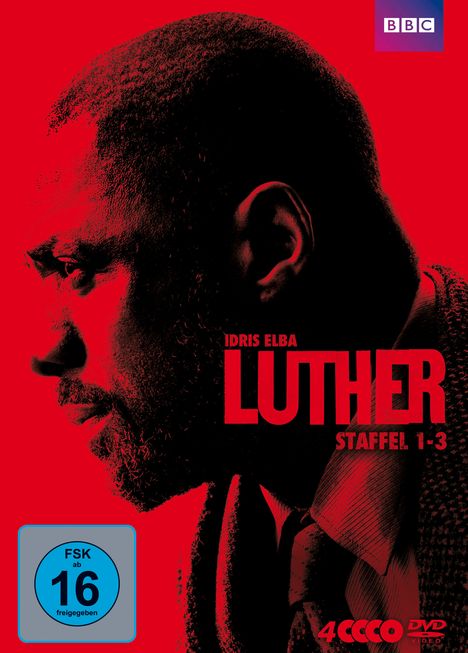 Luther Staffel 1-3, 4 DVDs