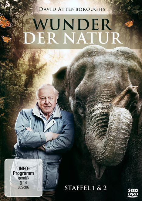 Wunder der Natur Staffel 1 &amp; 2, 3 DVDs