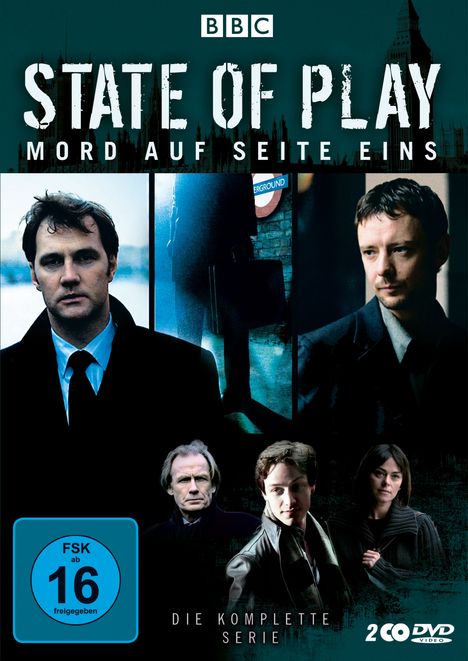 State of Play - Mord auf Seite eins (Komplette Serie), 2 DVDs