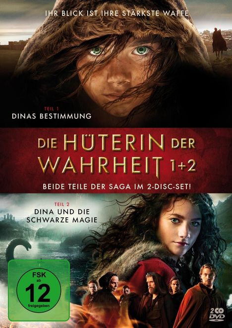 Die Hüterin der Wahrheit 1 &amp; 2, 2 DVDs