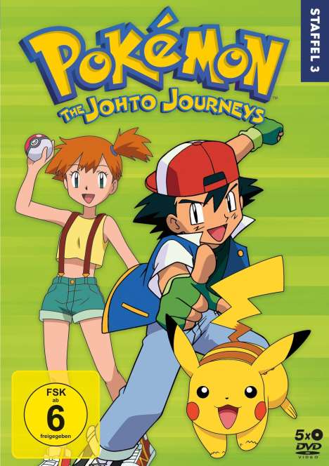 Pokémon Staffel 3: Die Johto Reisen, 5 DVDs