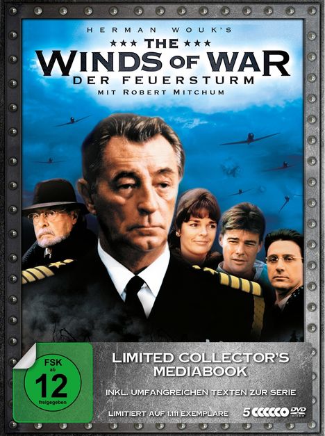 The Winds of War - Der Feuersturm (Limited Collector's Edition) (Mediabook), 5 DVDs
