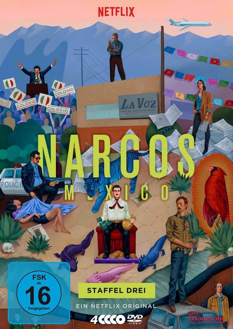 Narcos: Mexico Staffel 3, 4 DVDs