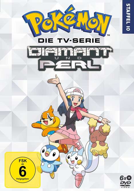 Pokémon Staffel 10: Diamant und Perl, 6 DVDs