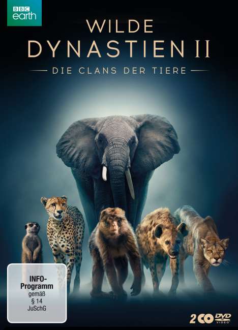 Wilde Dynastien 2 - Die Clans der Tiere, 2 DVDs