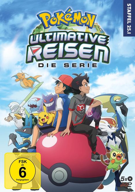 Pokémon Staffel 25: Ultimative Reisen Vol. 1, 5 DVDs