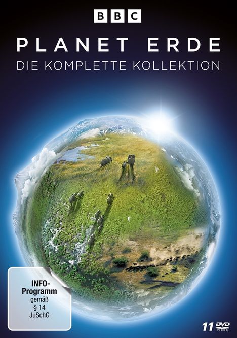 Planet Erde (Die komplette Kollektion), 11 DVDs