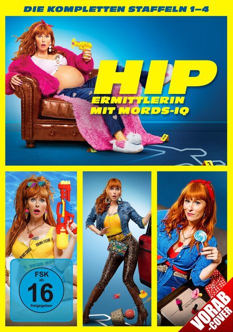 HIP - Ermittlerin mit Mords-IQ Staffel 1-4 (Fan-Edition), 12 DVDs