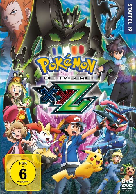 Pokémon Staffel 19: XYZ, 6 DVDs