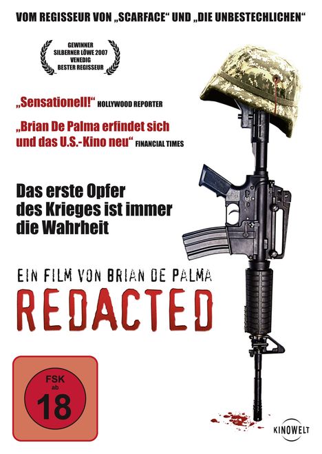 Redacted, DVD