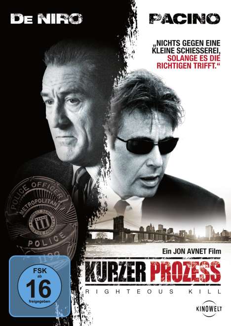 Kurzer Prozess - Righteous Kill, DVD