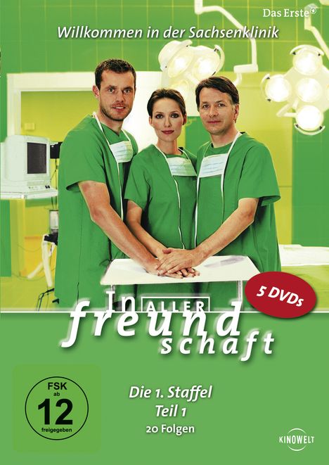 In aller Freundschaft Staffel 1 Box 1, 5 DVDs