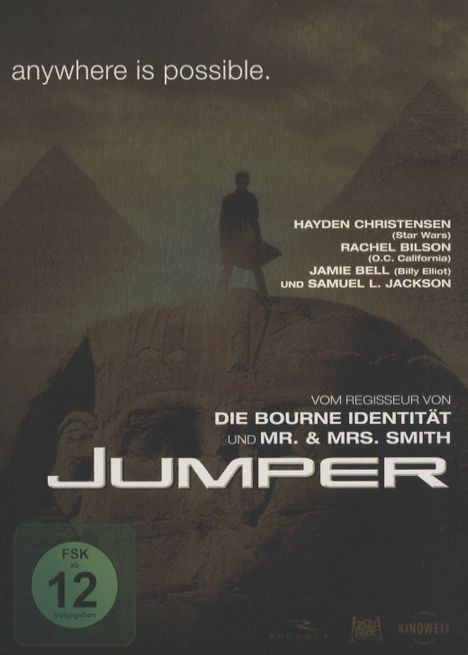 Jumper (Steelbook), DVD