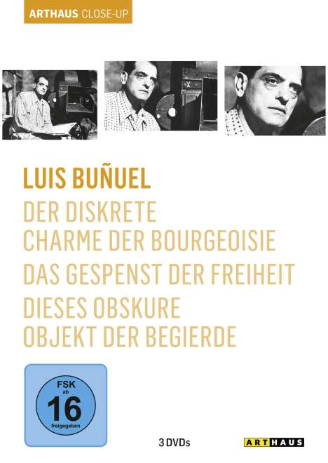 Luis Bunuel Arthaus Close-Up, 3 DVDs