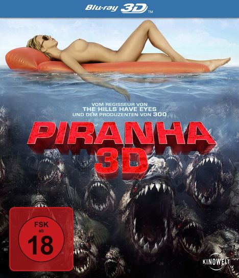 Piranha 3D (3D Blu-ray), Blu-ray Disc