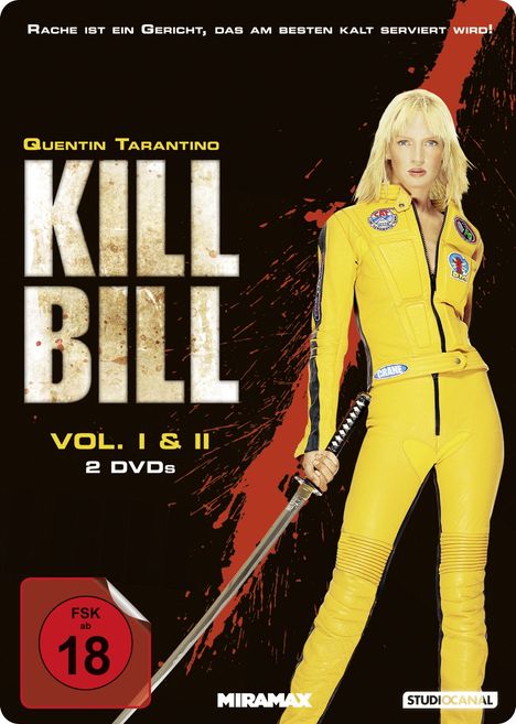 Kill Bill Vol.1 &amp; 2 (Steelbook), 2 DVDs