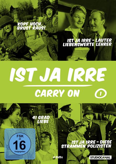 Ist ja irre - Carry On Vol. 1, 4 DVDs