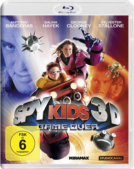 Spy Kids 3D: Game Over (3D Blu-ray), Blu-ray Disc