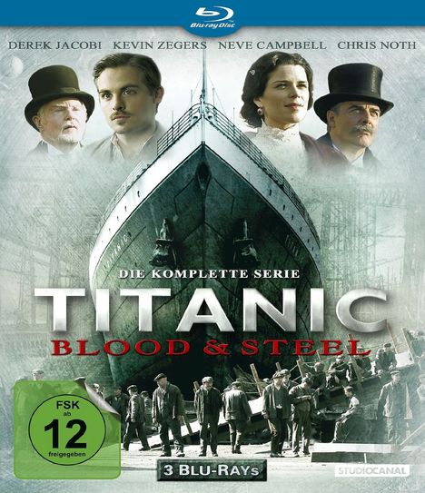 Titanic - Blood &amp; Steel (Komplette Serie) (Blu-ray), 3 Blu-ray Discs